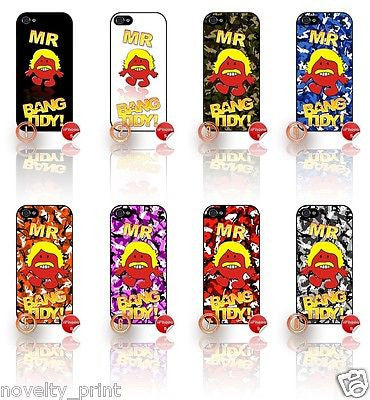 ★ MR BANG TIDY ★    .. IPHONE 5  MOBILE PHONE HARD CASE COVER (GIRL CAMO LEMON) - Black Halo Design
 - 1