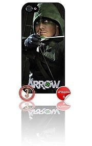 ★ ARROW DESIGN#3 ★ PHONE COVER FOR IPHONE 5/5S (CASE)GREEN#3 - Black Halo Design
