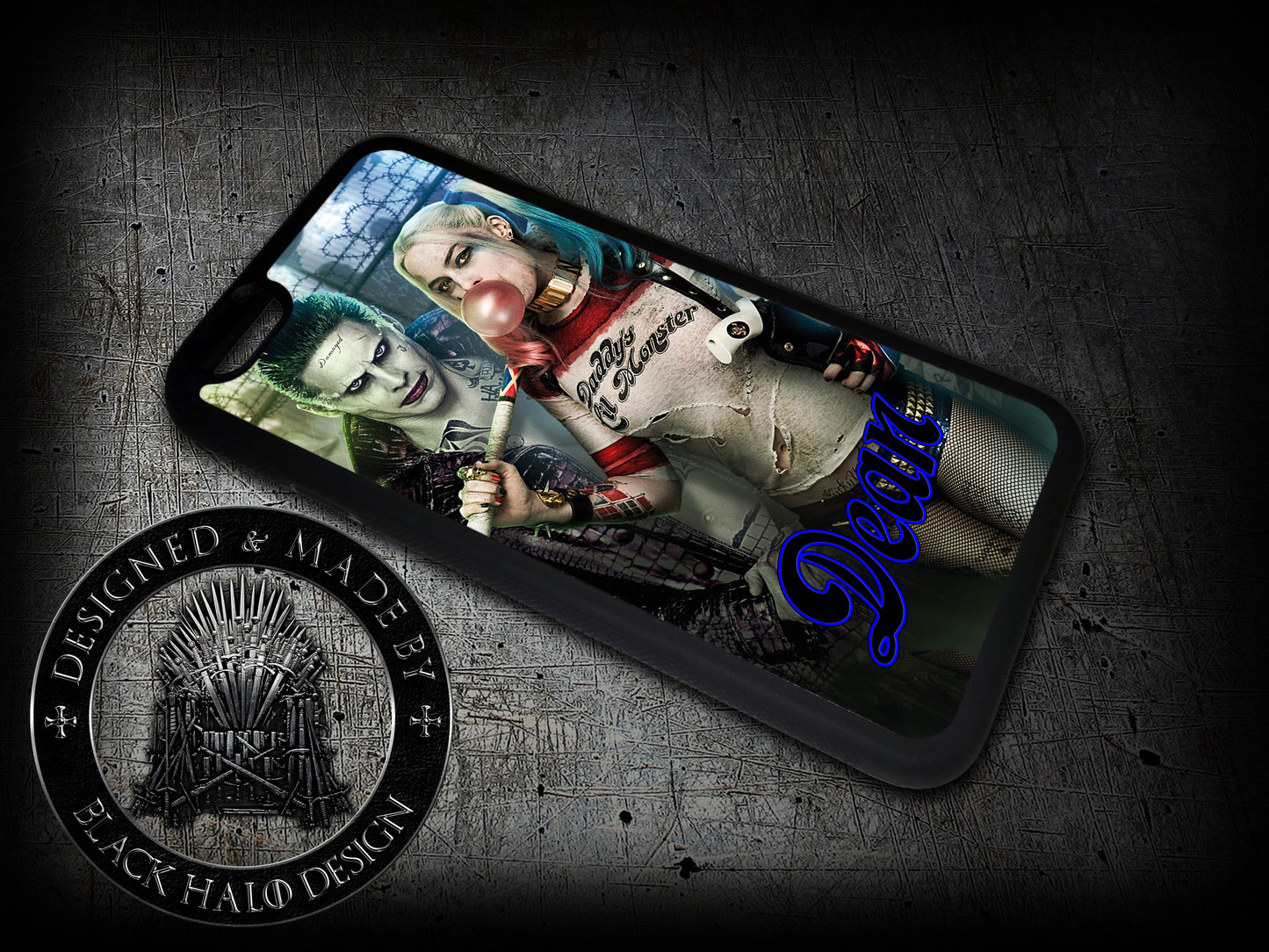 Dean Personalised iPhone Harley Quinn & Joker Case