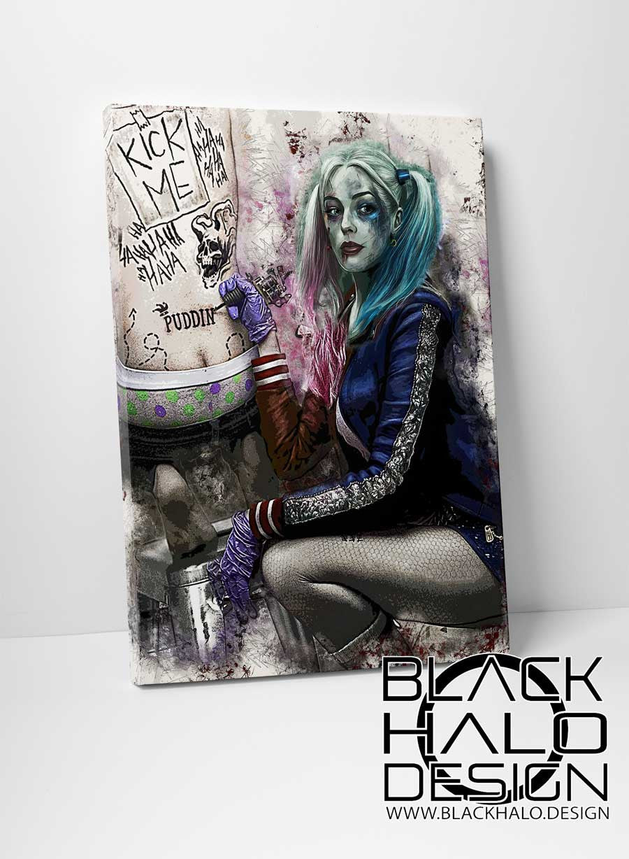 Suicide Squad Harley Quinn Temporary Tattoo by Otaku Ink - Etsy Denmark