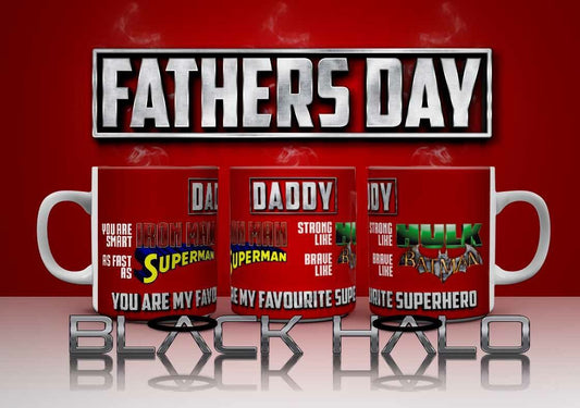 Fathers Day Super Hero Mug