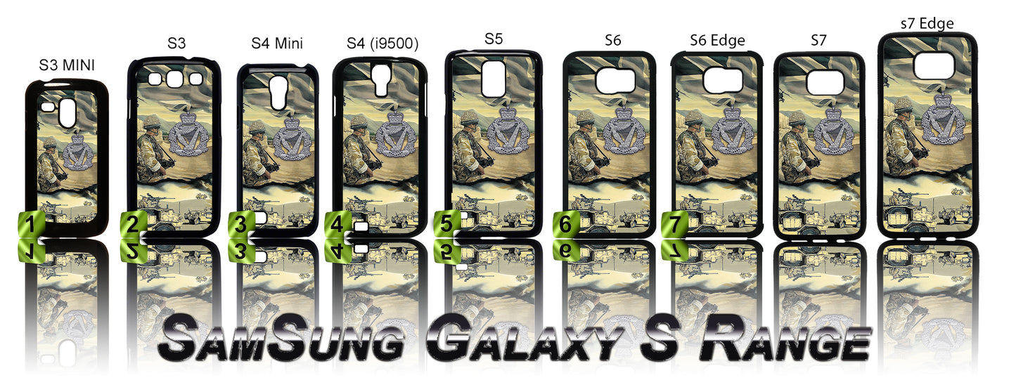 Royal Irish Regiment phone cases for Samsung S series mobile phones
