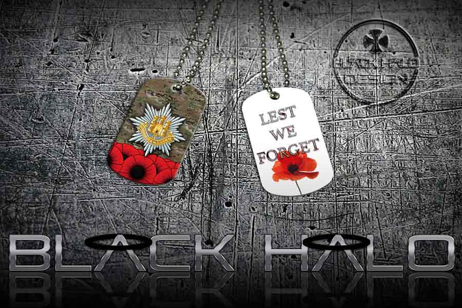 The Royal Anglian Regiment Dog Tag Necklace/Keyring