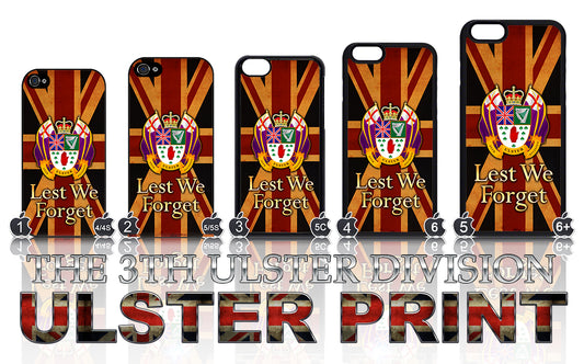 The 36th Ulster Division: Lest We Forget Apple iPhone Case 4-8 Plus X